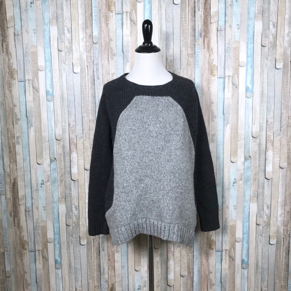 Catherine‎ Malandrino S Wool Colorblock Sweater